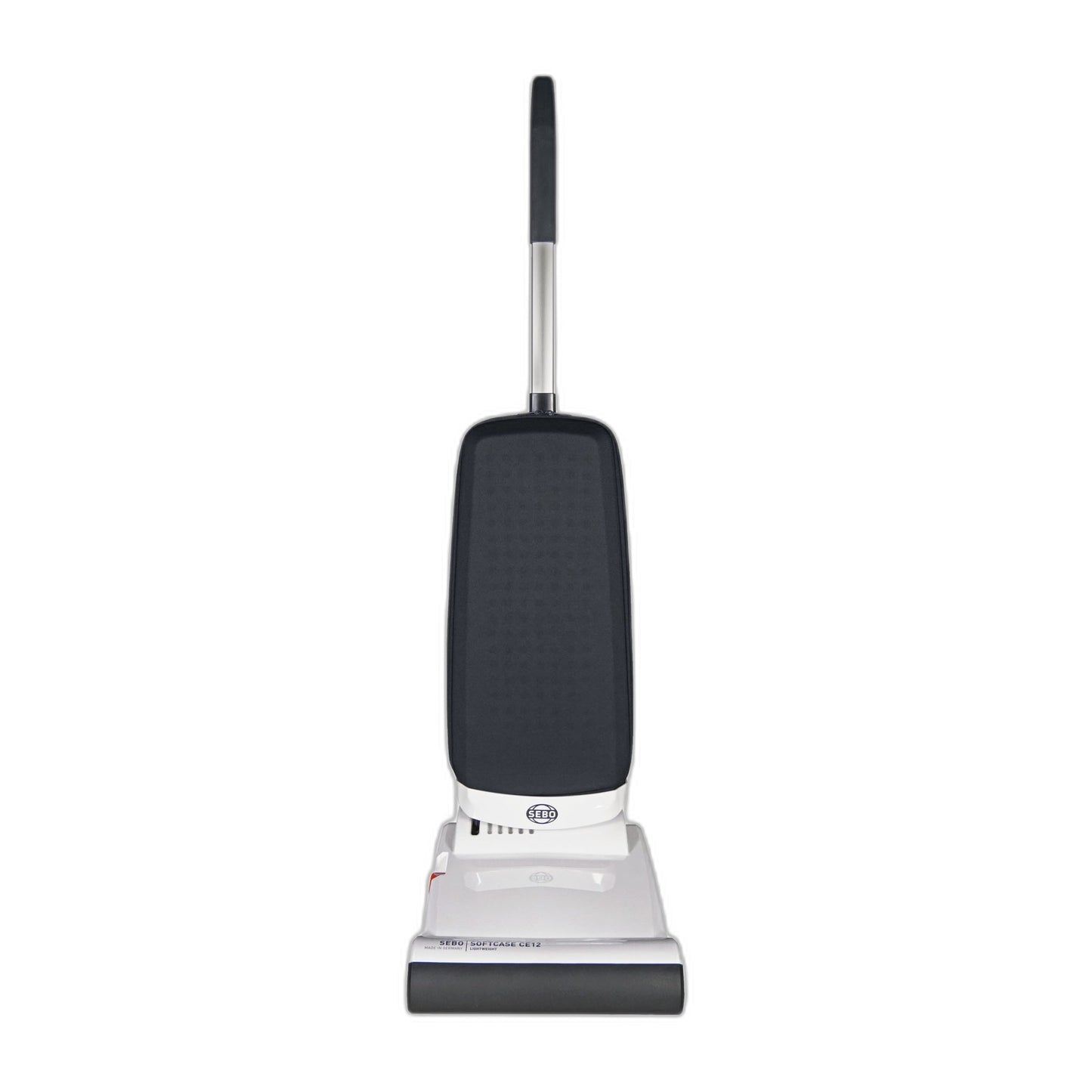 SEBO SOFTCASE CE12 Lightweight Corded Vacuum, White and Gray Black