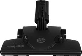 Bottom Casing, for D1 (black cherry), with castors (8086GS) and post motor seal (8065ER) - SEBO