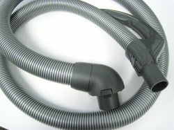 Handle with Hose, complete, for D1 (gray black/silver) - SEBO