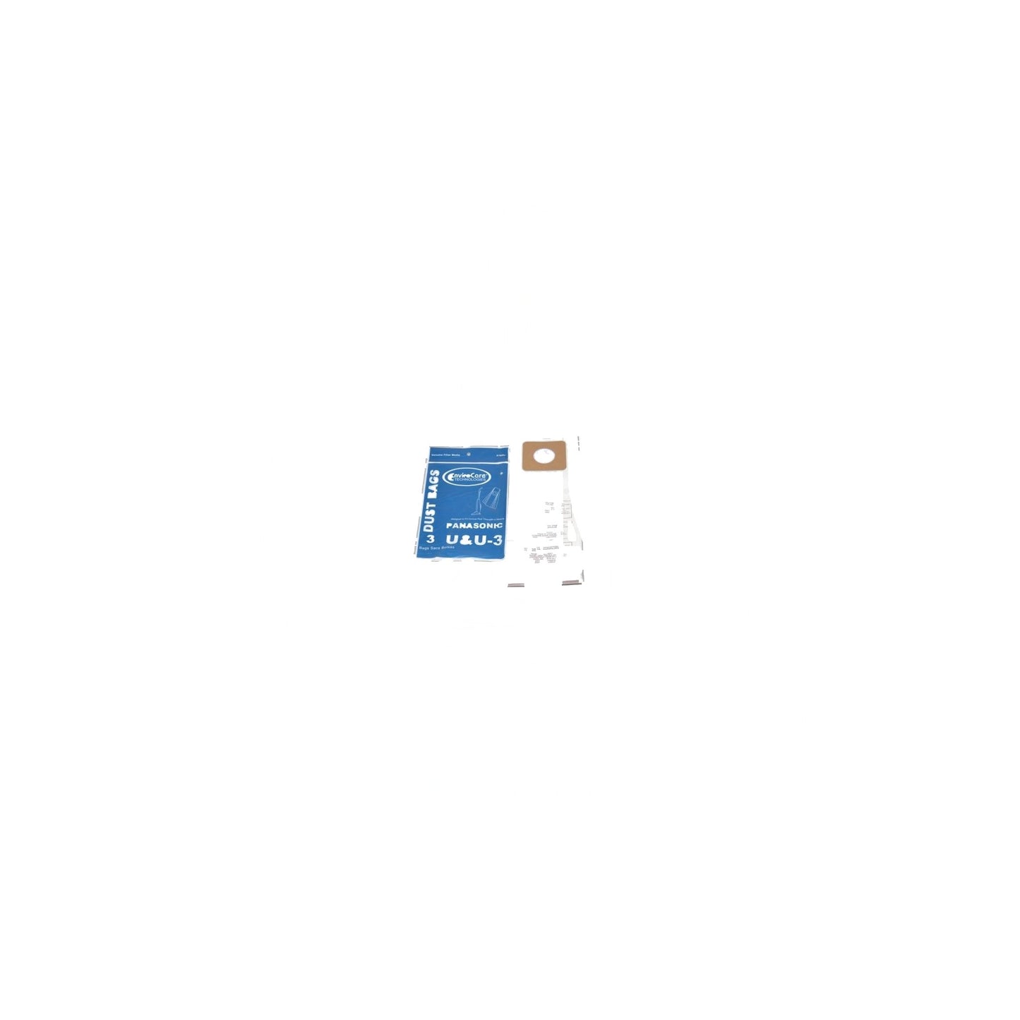 Upright Paper Bags - Panasonic U-3 - 3 Pack
