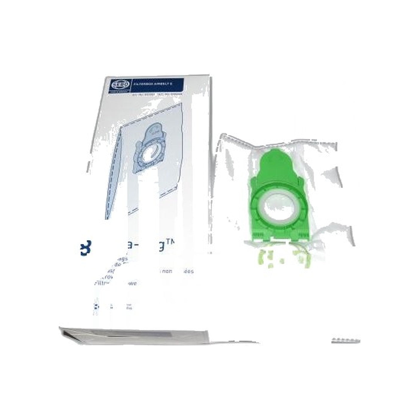 SEBO Filter Bags for AIRBELT E1, E2 and E3 Canisters - 8 Pack with Caps