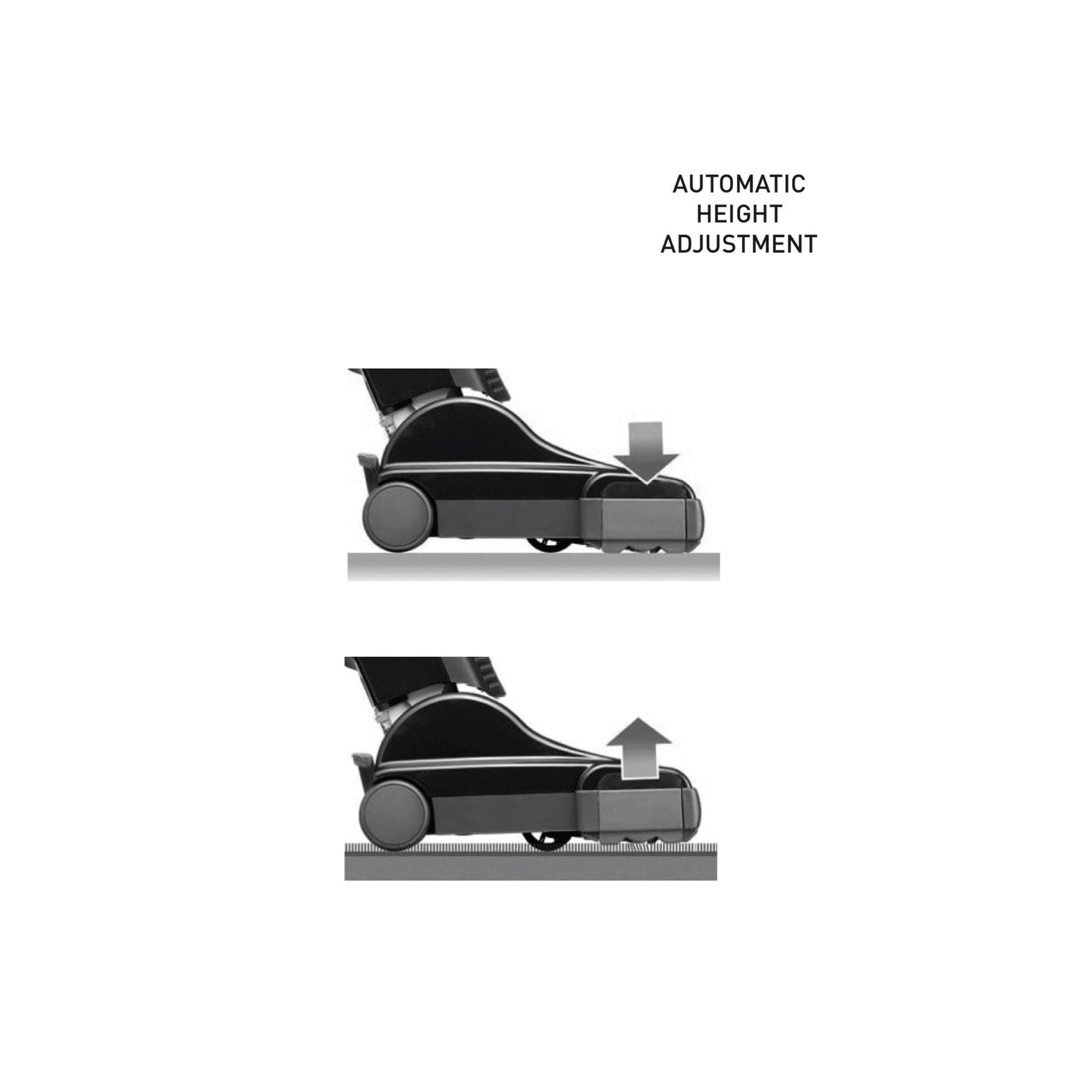 SEBO AUTOMATIC X7 Premium Bagged Upright Vacuum with Brush-Mode Button and Headlight, Mint