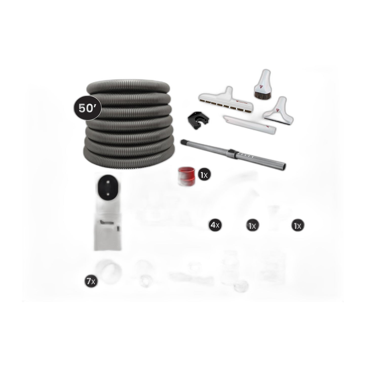 Hide-a-Hose HS5000 Complete Kit with Rapid Flex Hose