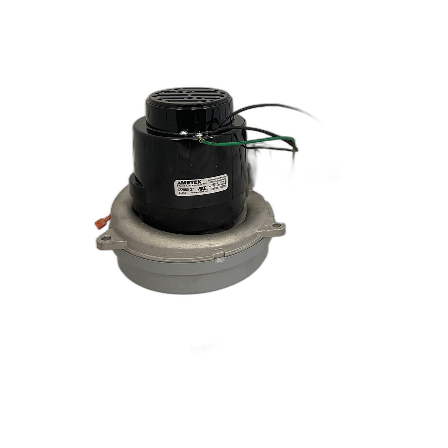 Assembled 122580-27 Central Vacuum Motor with Aluminum Exhaust Tube