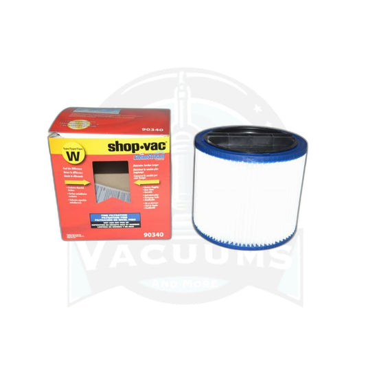 Shop-Vac CleanStream HEPA Cartridge Filter - 5 Gallon and Above (Reusable) - Shop-Vac
