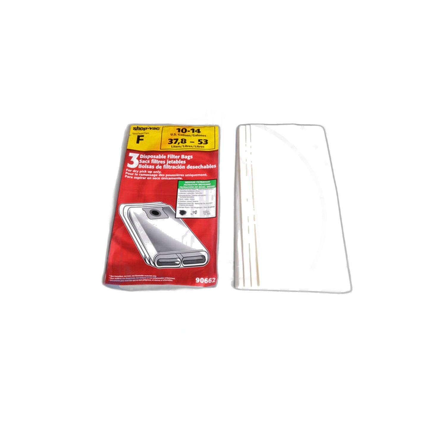 Shop-Vacuum Catch Bags - 10/12/14 Gallon, 3 Pack