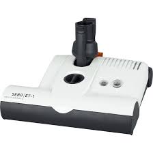 ET-1 Power Head, without on/off switch, for D4, E3, K3, and central vacuums (white) - SEBO