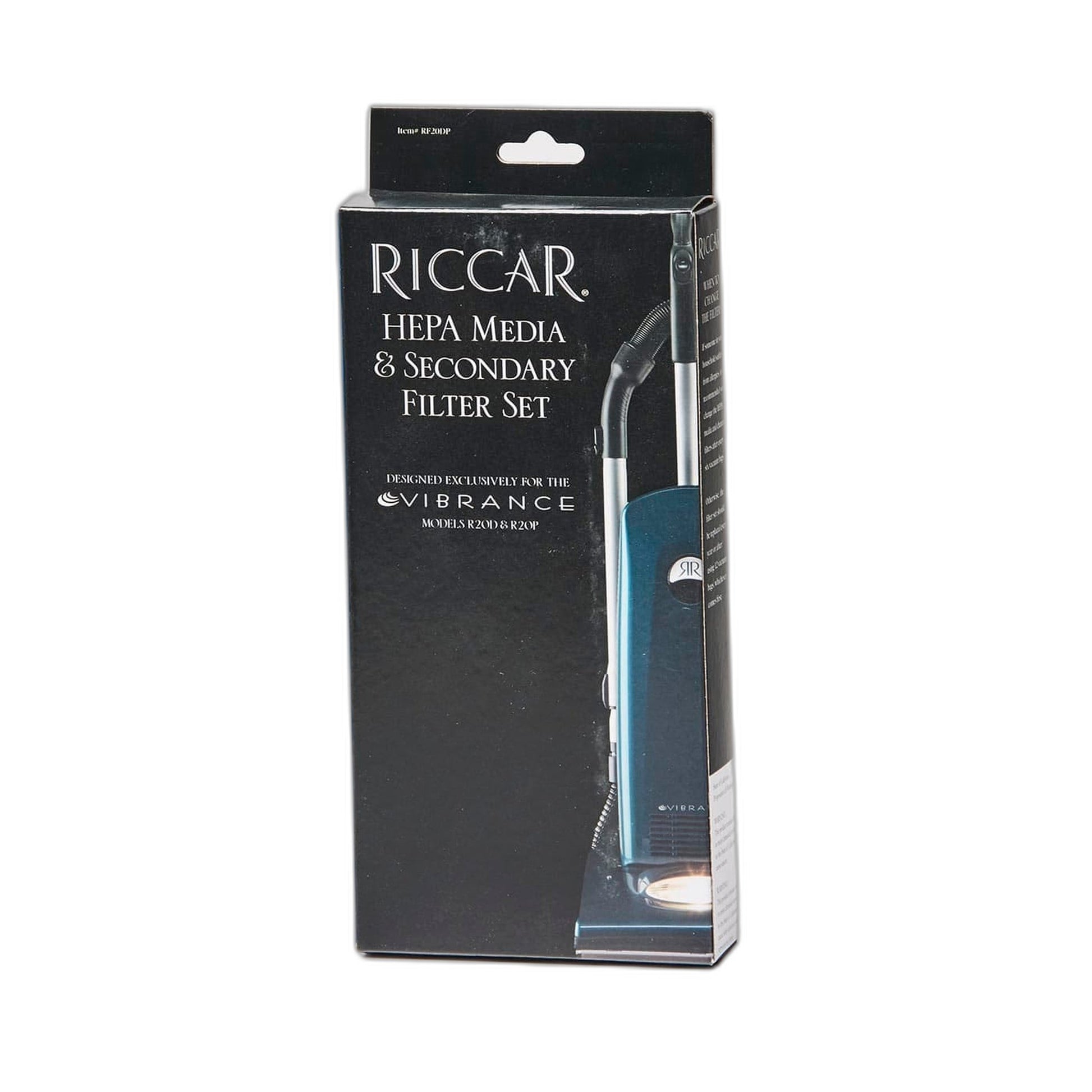 Riccar Vibrance R20D / R20P HEPA Media Filter Set