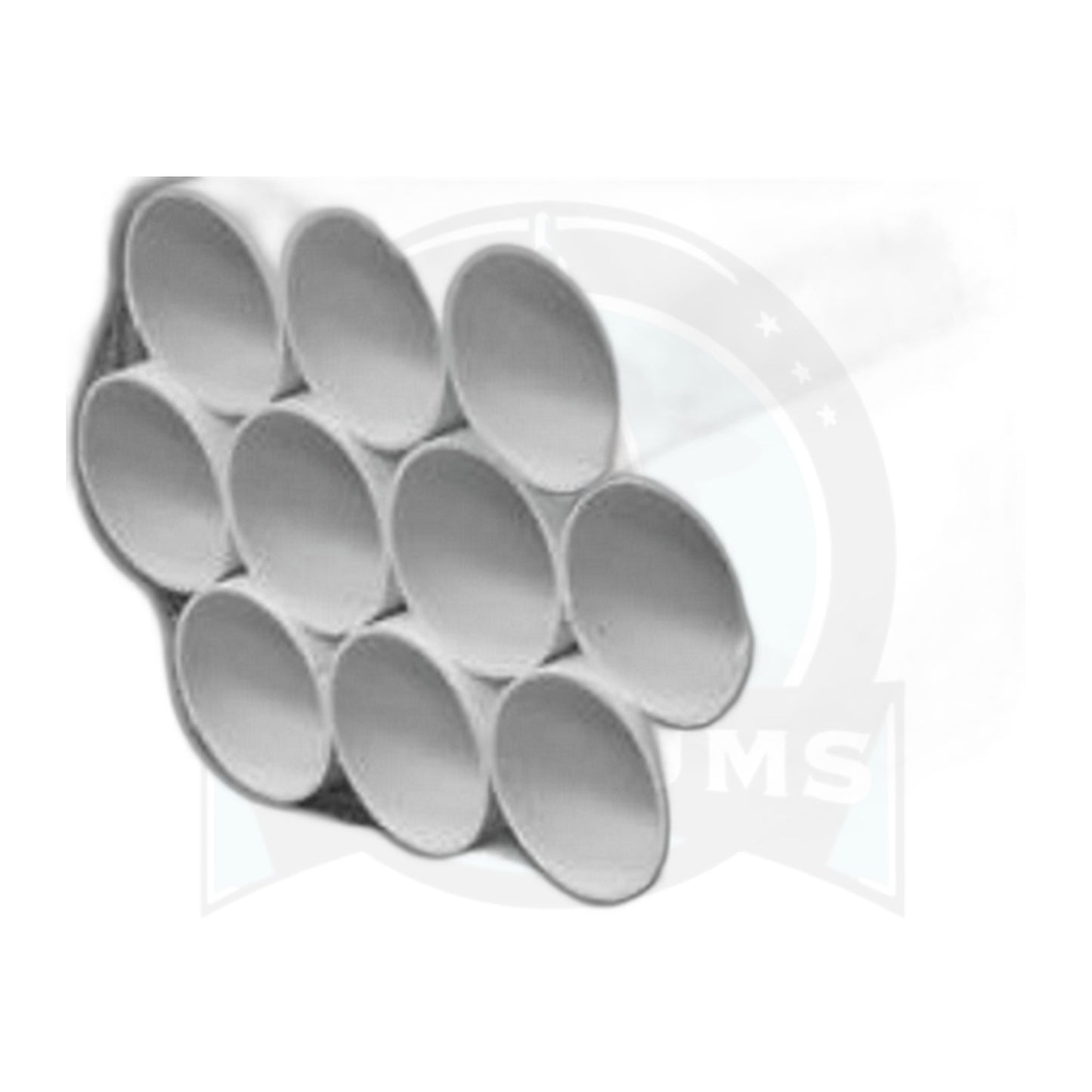 2-Inch x 5 Ft White PVC Pipe - Central Vacuum Tubing