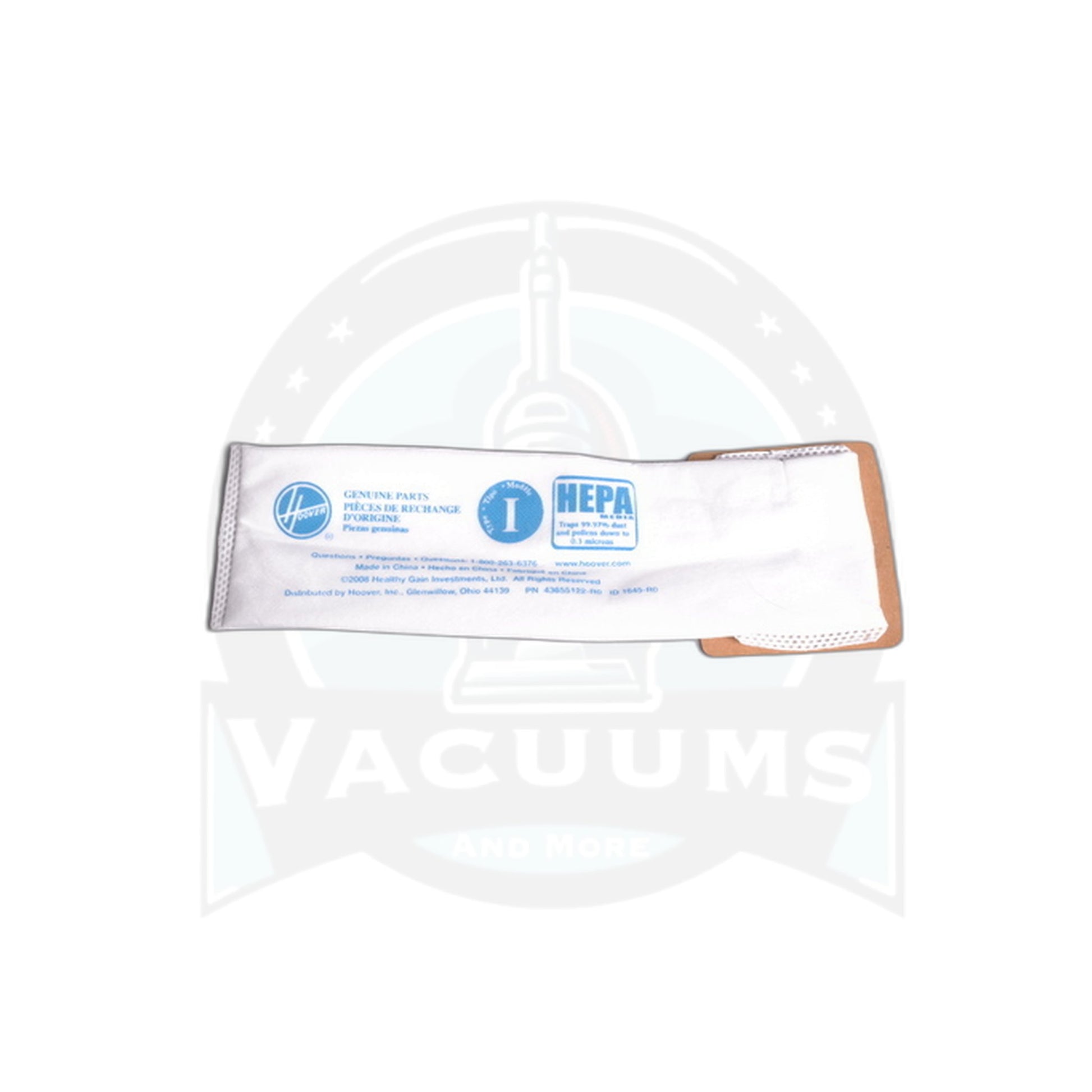 Hoover Type I Bag - HEPA - Individual - Hoover