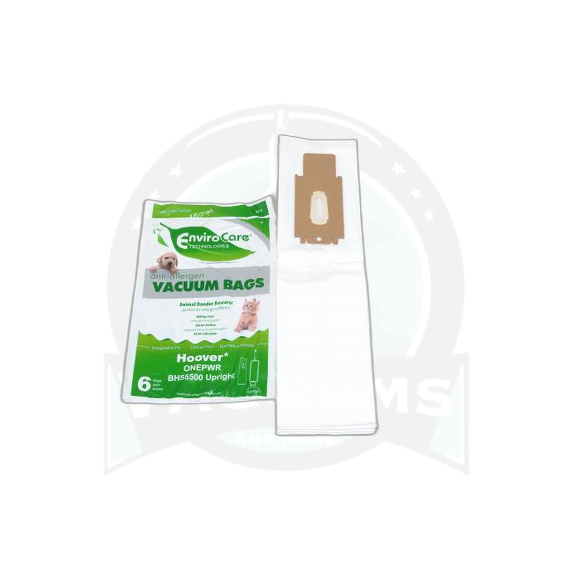 Hoover Allergen Paper Bags - BH55500 - 6 Pack - Onepower Series - Hoover