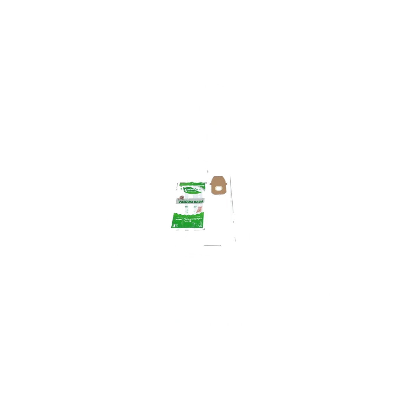 Hoover Style Q Vacuum Bags Allergen Filtration - 3 Pack
