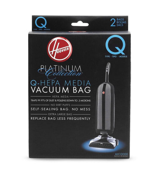 Hoover AH10000 Type Q HEPA Bags, 2 Pack