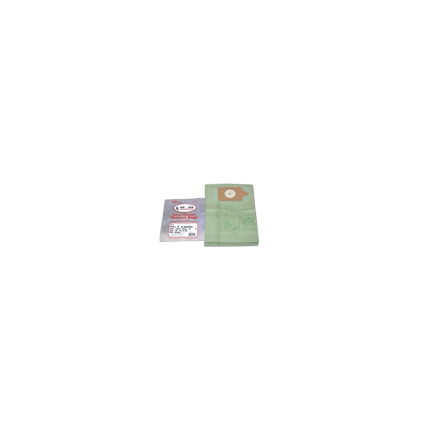 Numatic Henry/James/Hetty Canister Vacuum Bags - 10 Pack