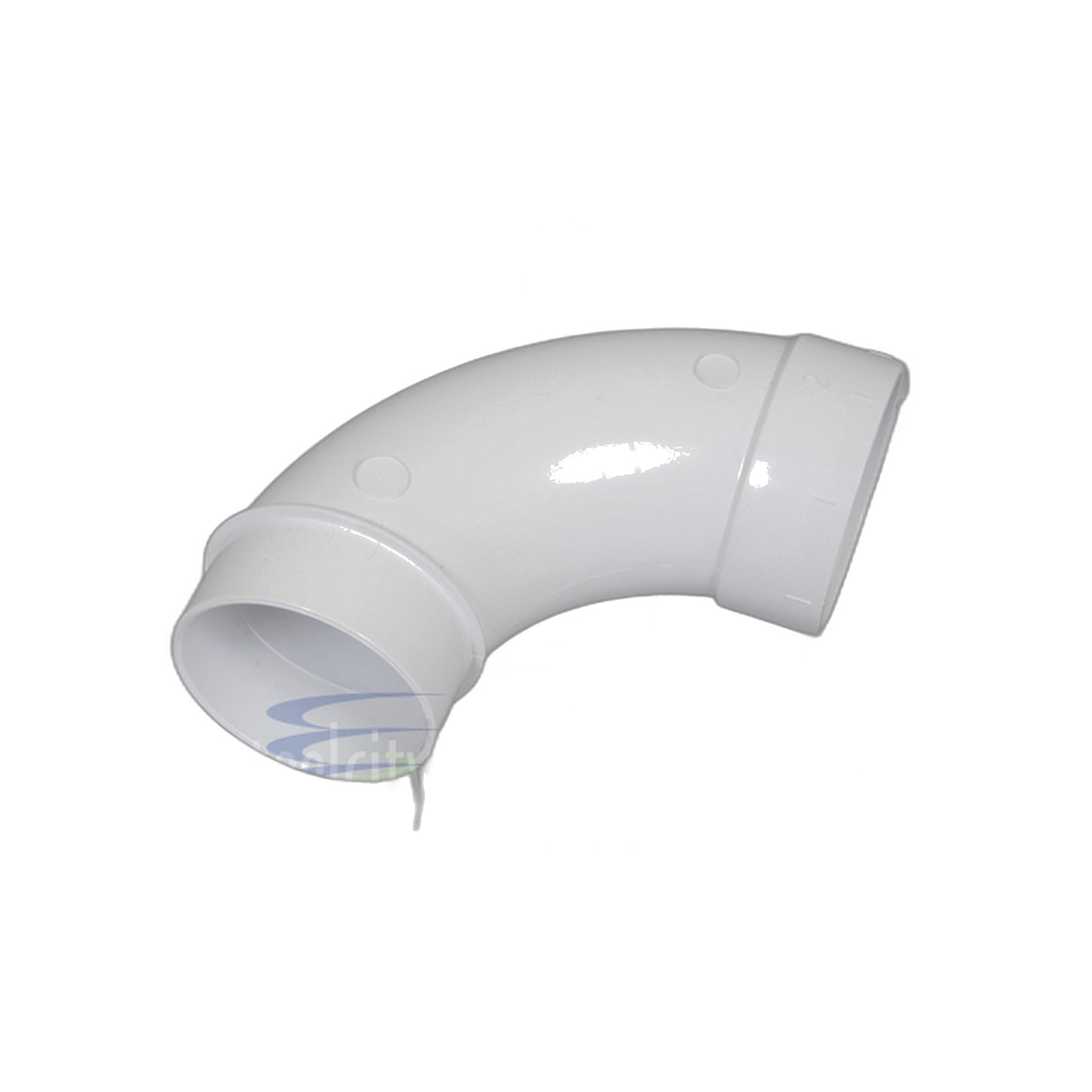 Central Vacuum 90-Degree Sweep Elbow - Standard Fitting