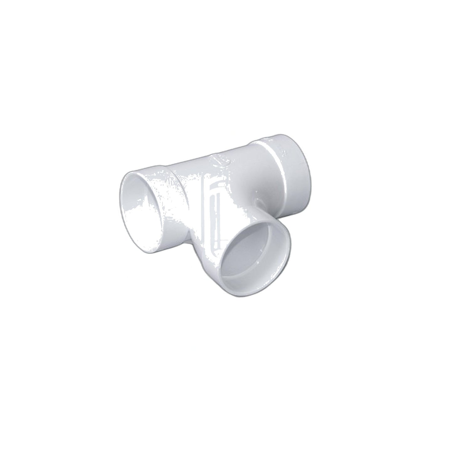 Central Vacuum 90-Degree Sweep Tee - Standard Fitting