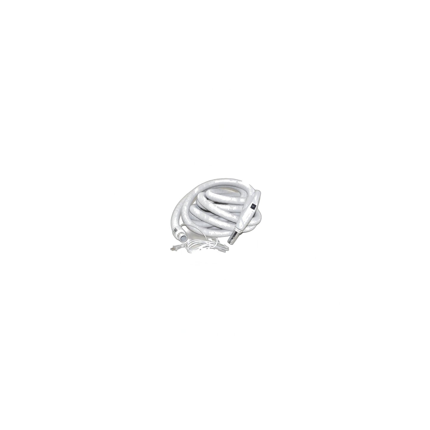 Plastiflex 35' Dual Voltage Crushproof Central Vacuum Hose with Pigtail Cord