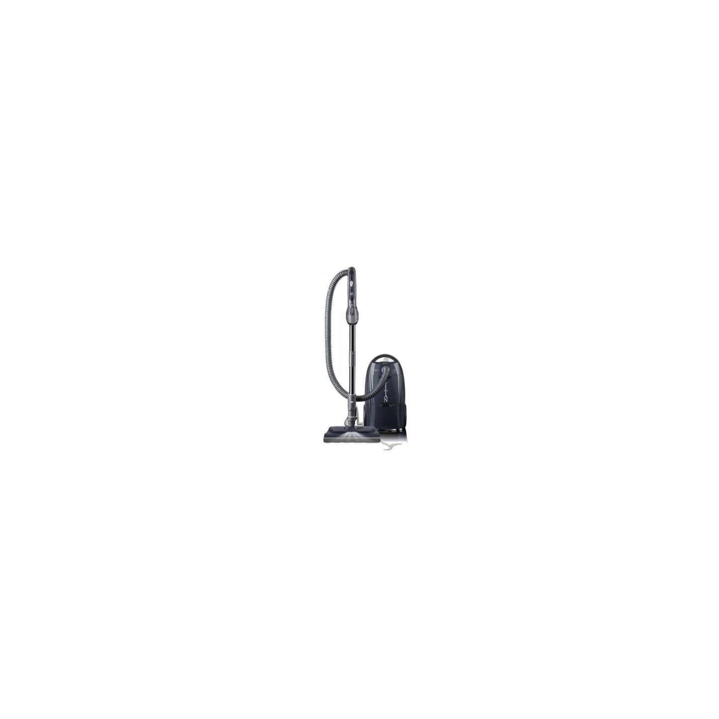 Titan T9400 Canister Vacuum with Power Nozzle - 12 Amp, HEPA, Metallic Blue