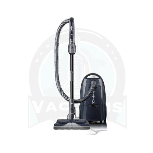 Titan T9400 Canister Vacuum with Power Nozzle - 12 Amp, HEPA, Metallic Blue - Titan