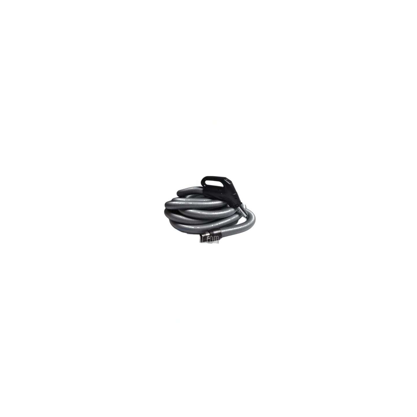 Wessel Werk 35 Ft Low Voltage Hose Assembly with Button and Gas Pump Grip - Black and Silver