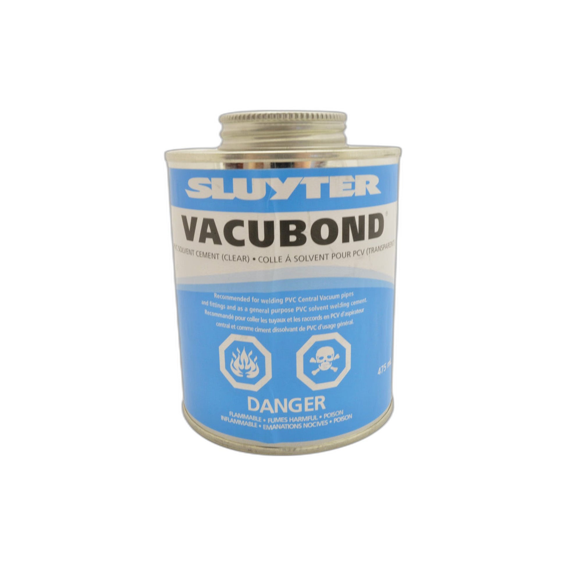 PVC Cement for Central Vacuum Pipe, 475 ml