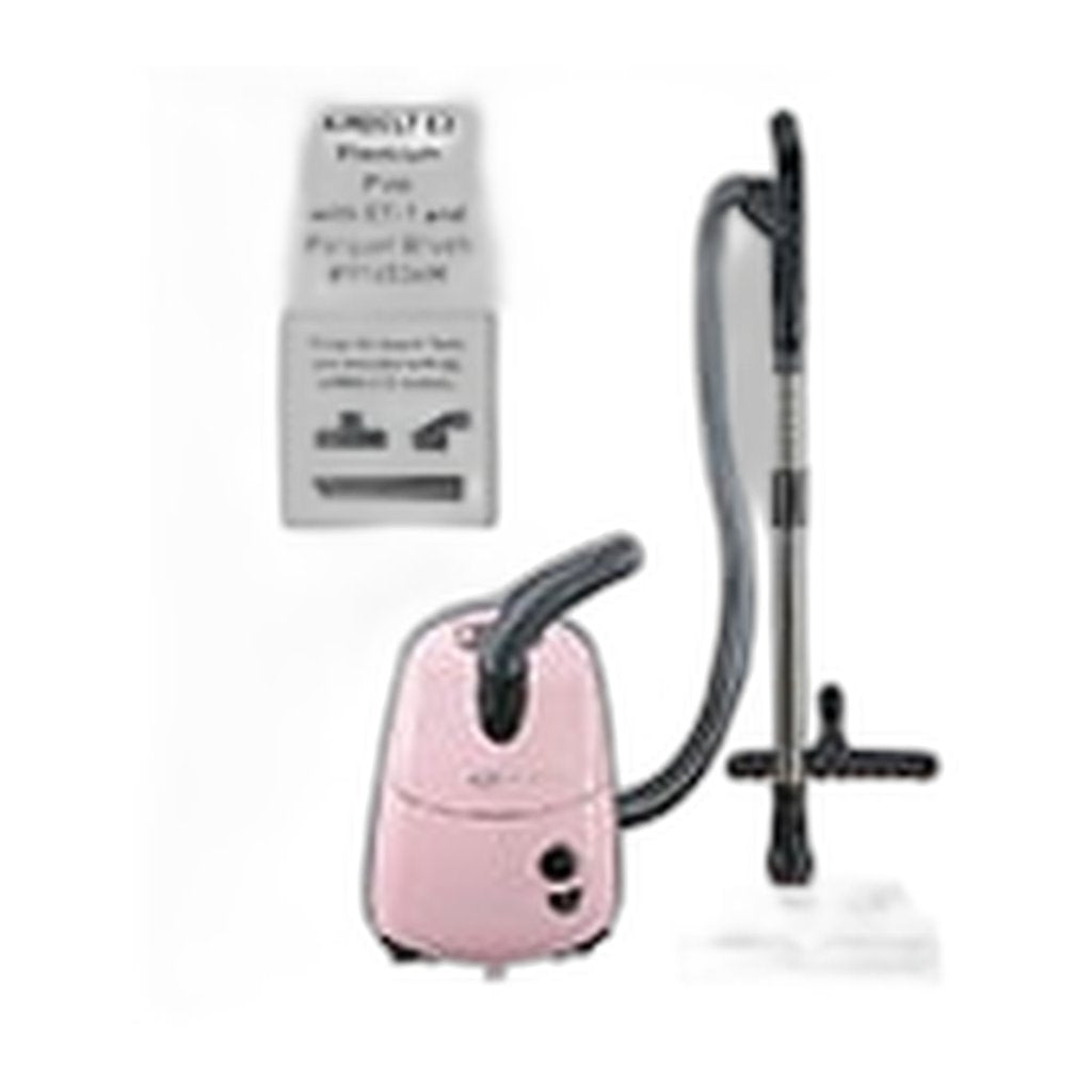 SEBO AIRBELT E3 Premium Canister Vacuum with ET-1 Power Head — Pink
