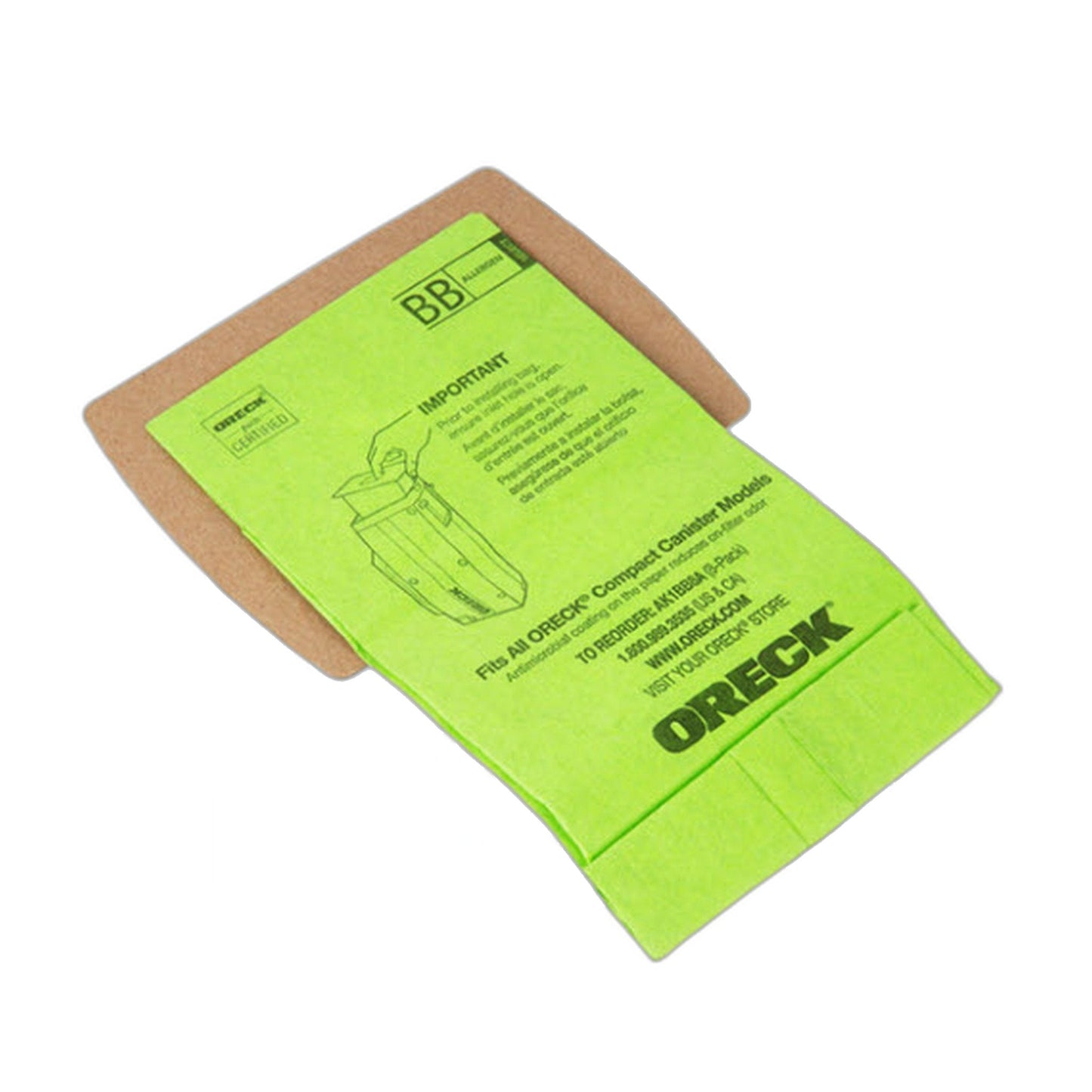 Oreck Buster B Original Paper Vacuum Bags (8-Pack)