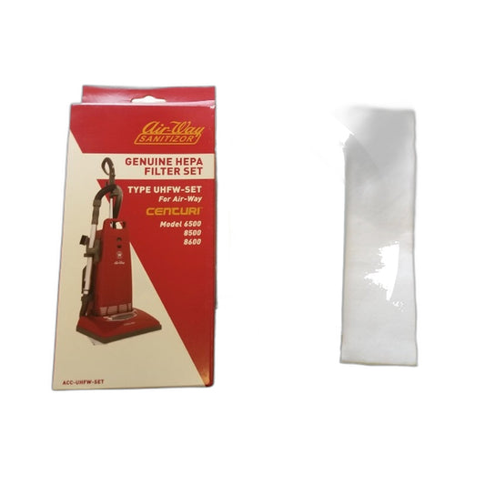 Air-Way Centuri Upright HEPA Filter Set w/ Exhaust Filter