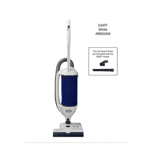 SEBO DART Bagged Upright Vacuum with ET-1 Power Head, White