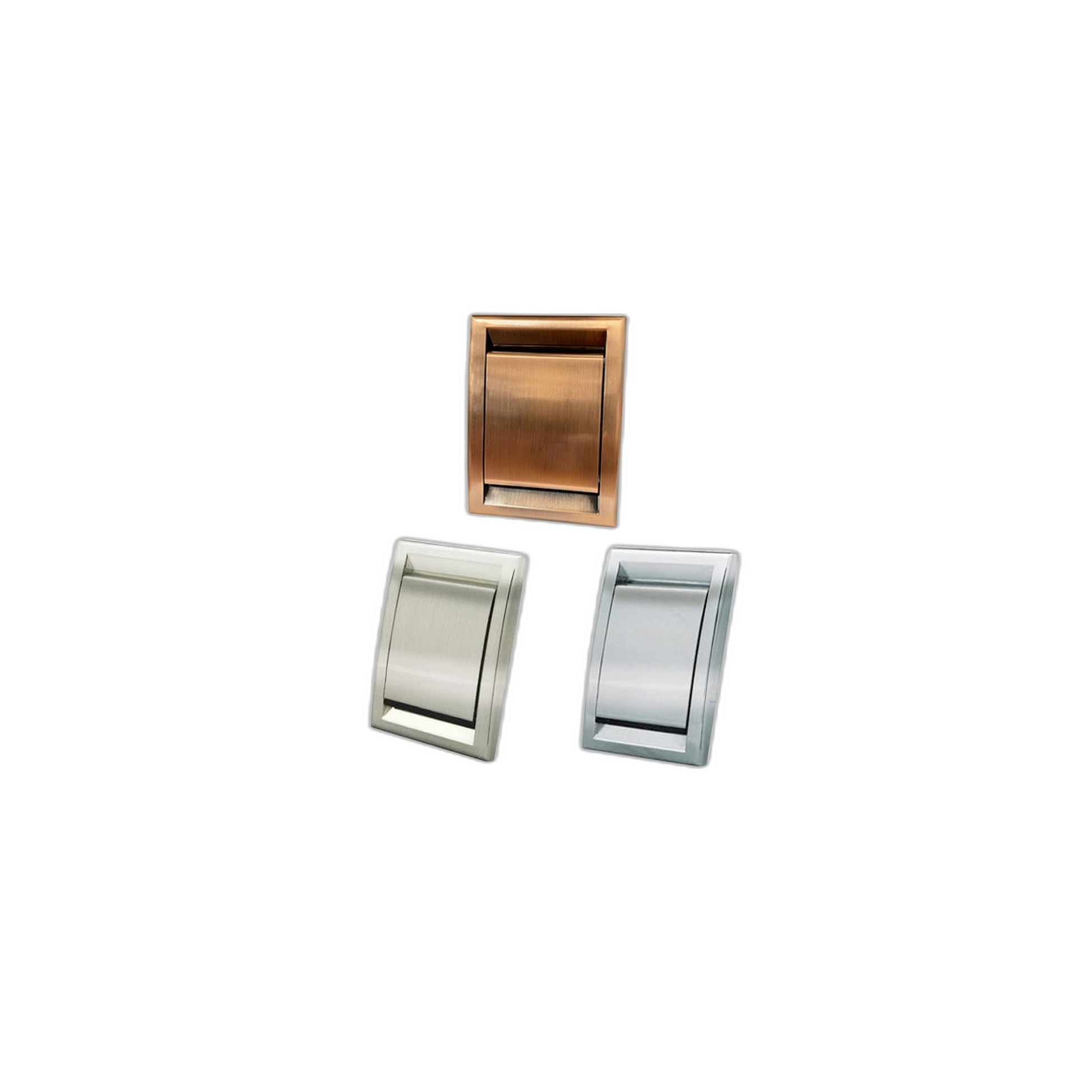 Deco Vac Central Vacuum Wall Inlet, Metallic Finish