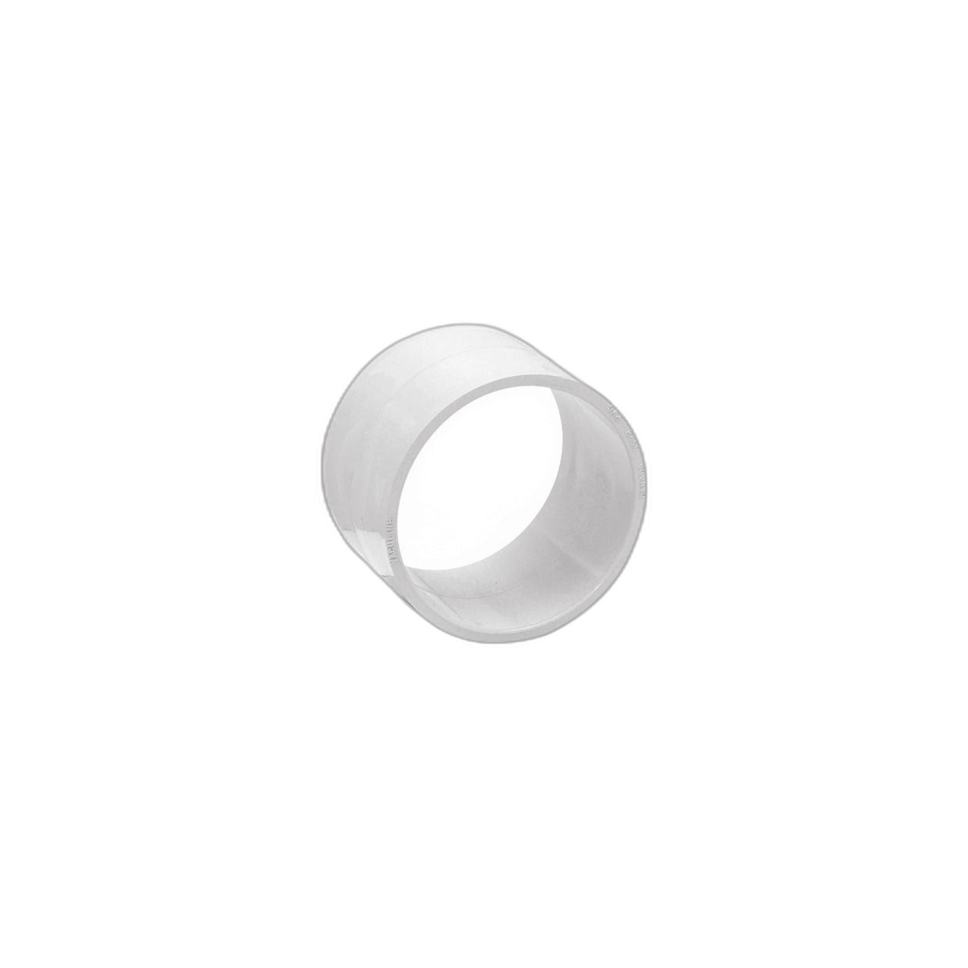 Central Vacuum PVC Slip Coupling, White