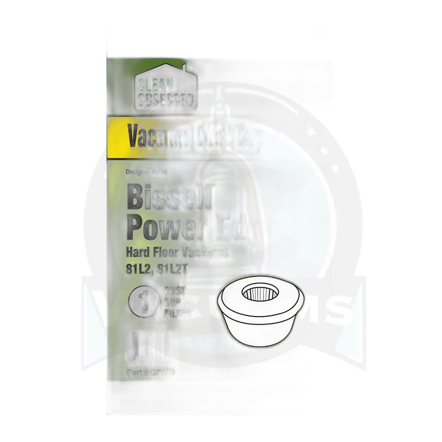 Clean Obsessed Dust Cup Filter for Bissell PowerEdge 81L2 Brooms