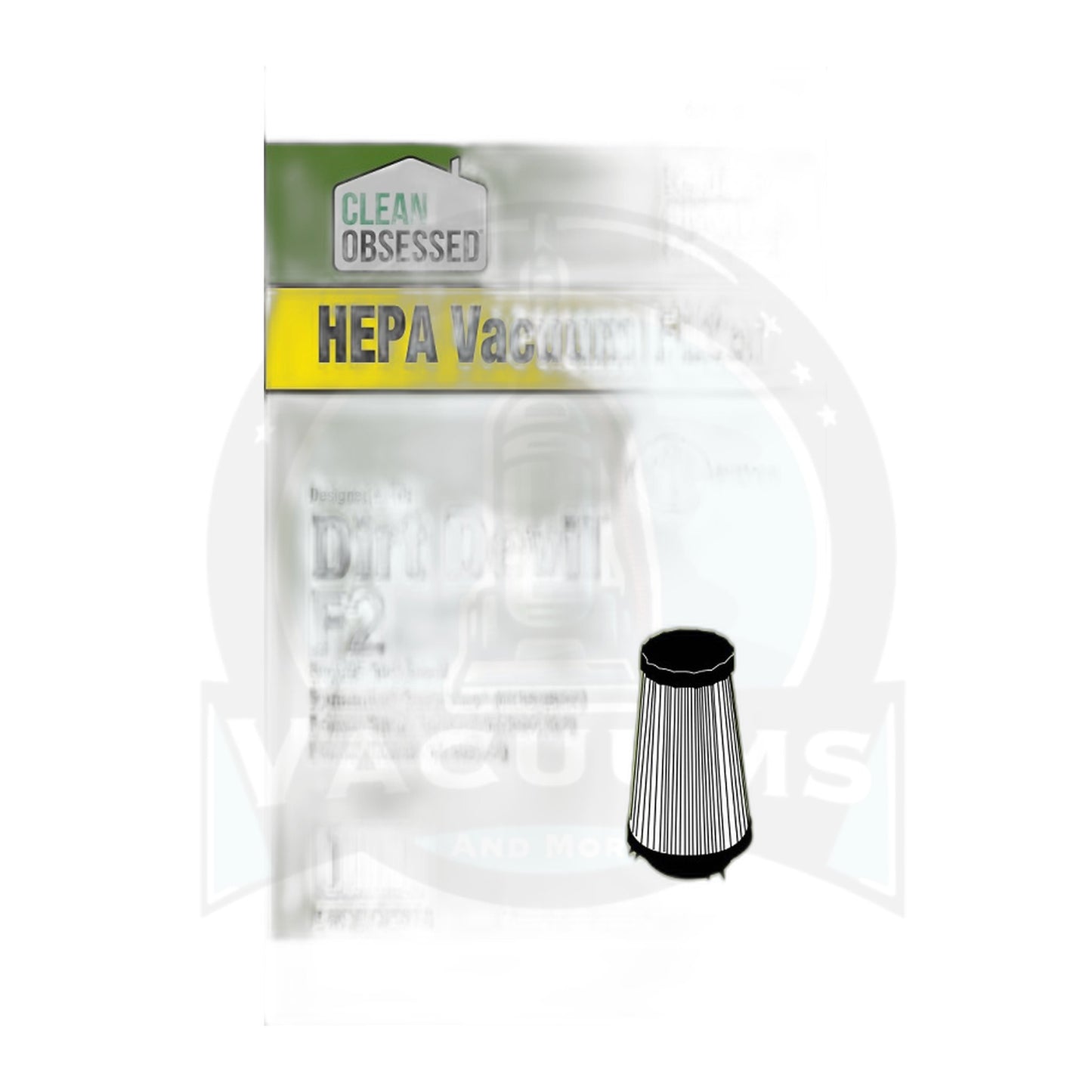 Clean Obsessed F2 HEPA Filter for Royal & Dirt Devil Vacuums