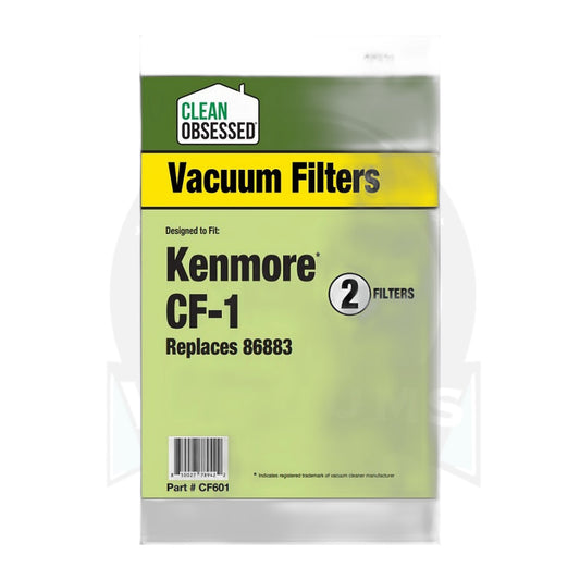 Kenmore CF-1 Canister Filter 2-Pack, Replaces 86883 (5" x 5")