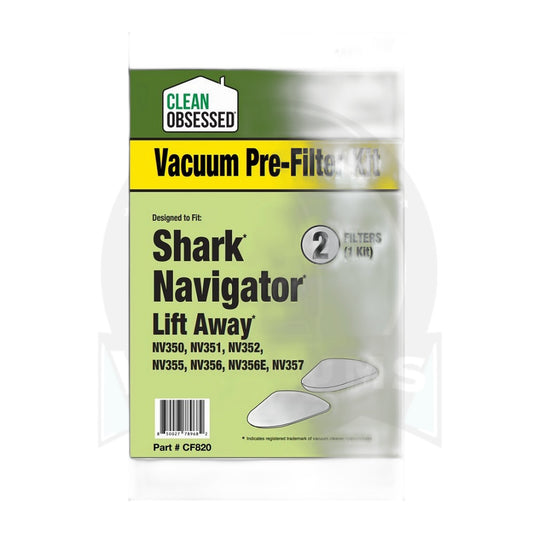 Foam & Felt Pre-Filter Set for Shark Navigator Lift-Away NV350 Series