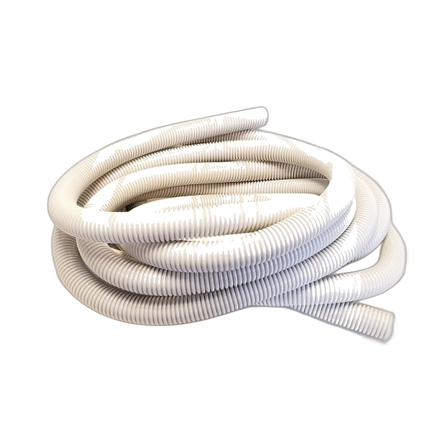 30 Ft x 1-1/4" Crushproof Vacuum Hose, Light Grey - Best Quality