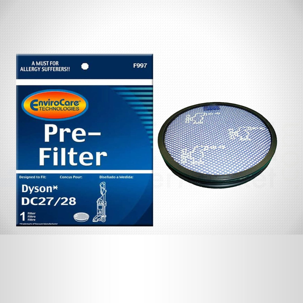 EnviroCare F997 Pre-Motor Filter for Dyson DC27 and DC28