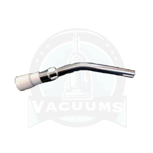 Fit All Curved Chrome Metal Hose End, 1-3/8" Grey Cuff with AFR