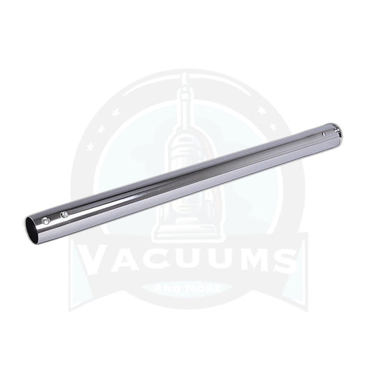 1-1/4" x 19" Chrome Vacuum Wand, Button-Hole Top, Friction-Fit Bottom