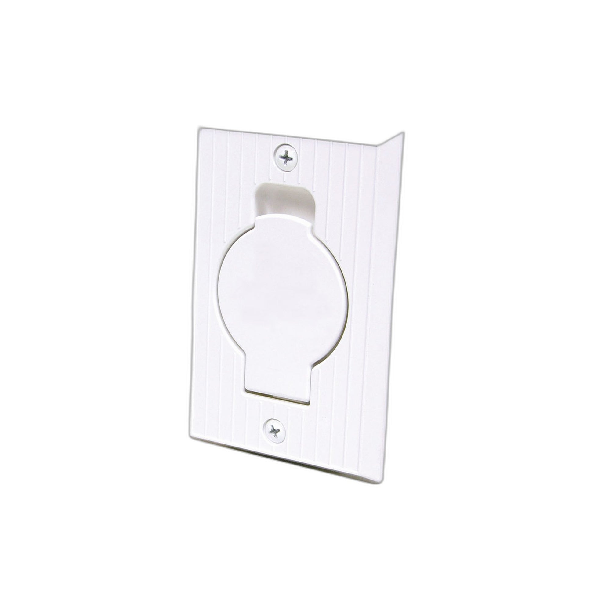 Vaculine White Plastic Utility Inlet