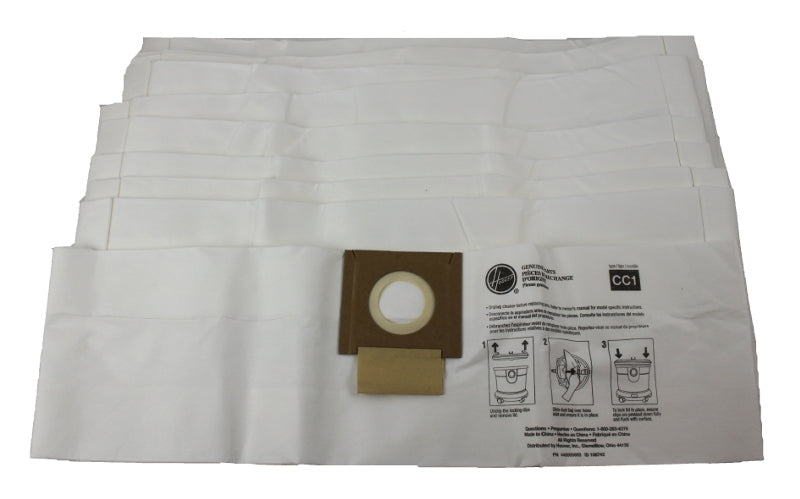 Hoover AH10163 CC1 Paper Bags for CH32008, 10-Pack