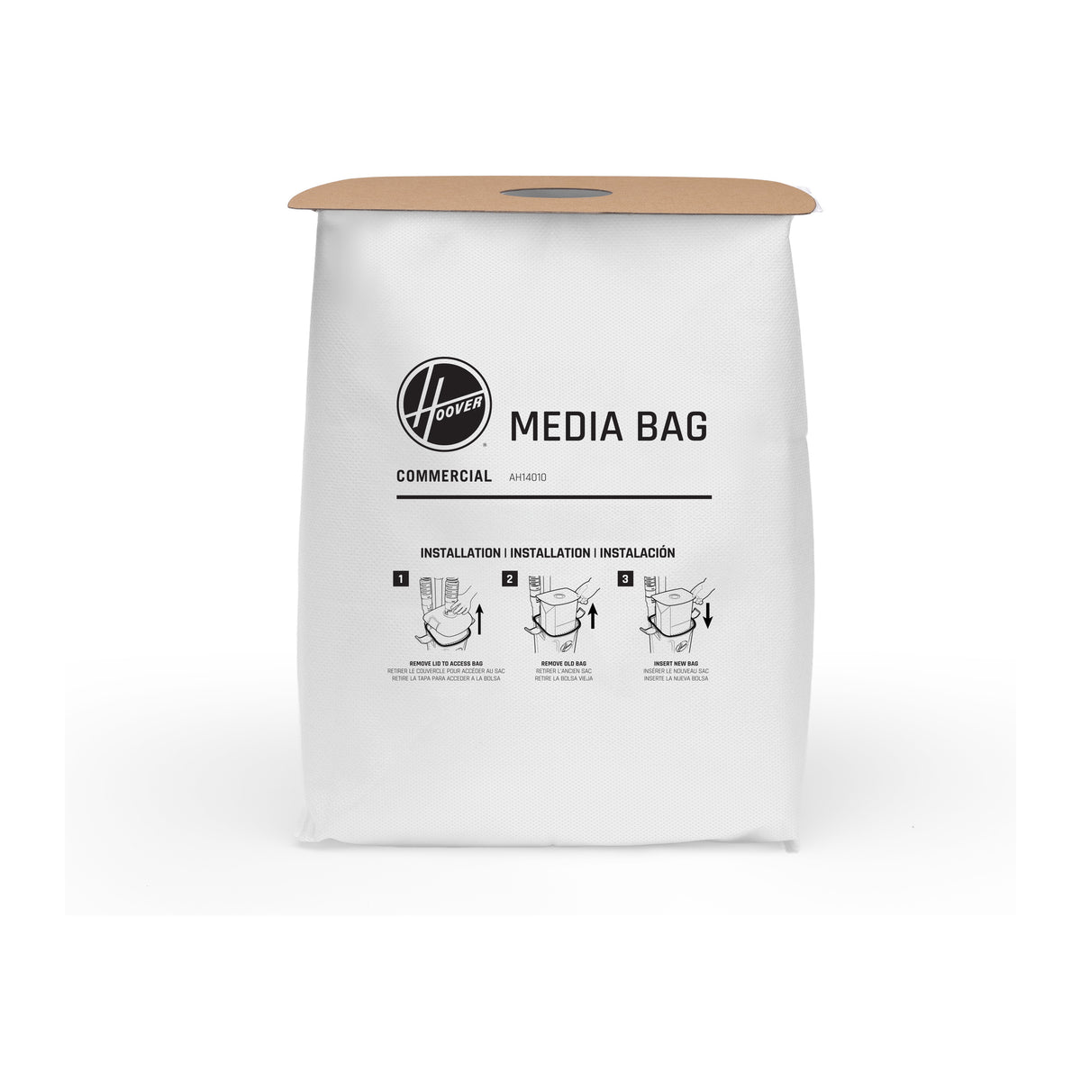 Hoover HEPA Upright Vacuum Bags, 10-Pack (AH14010)