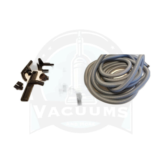 Hide-A-Hose Mini Garage Valve & 40' Hose Kit with Tools & Tele Wand