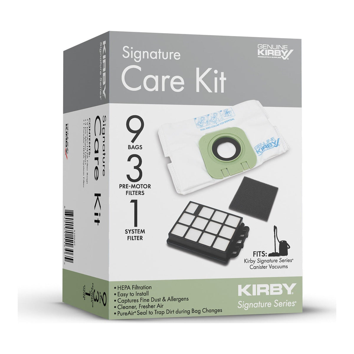 Kirby S10047 Signature Care Kit for C530 and C550: 9 Bags + Filters