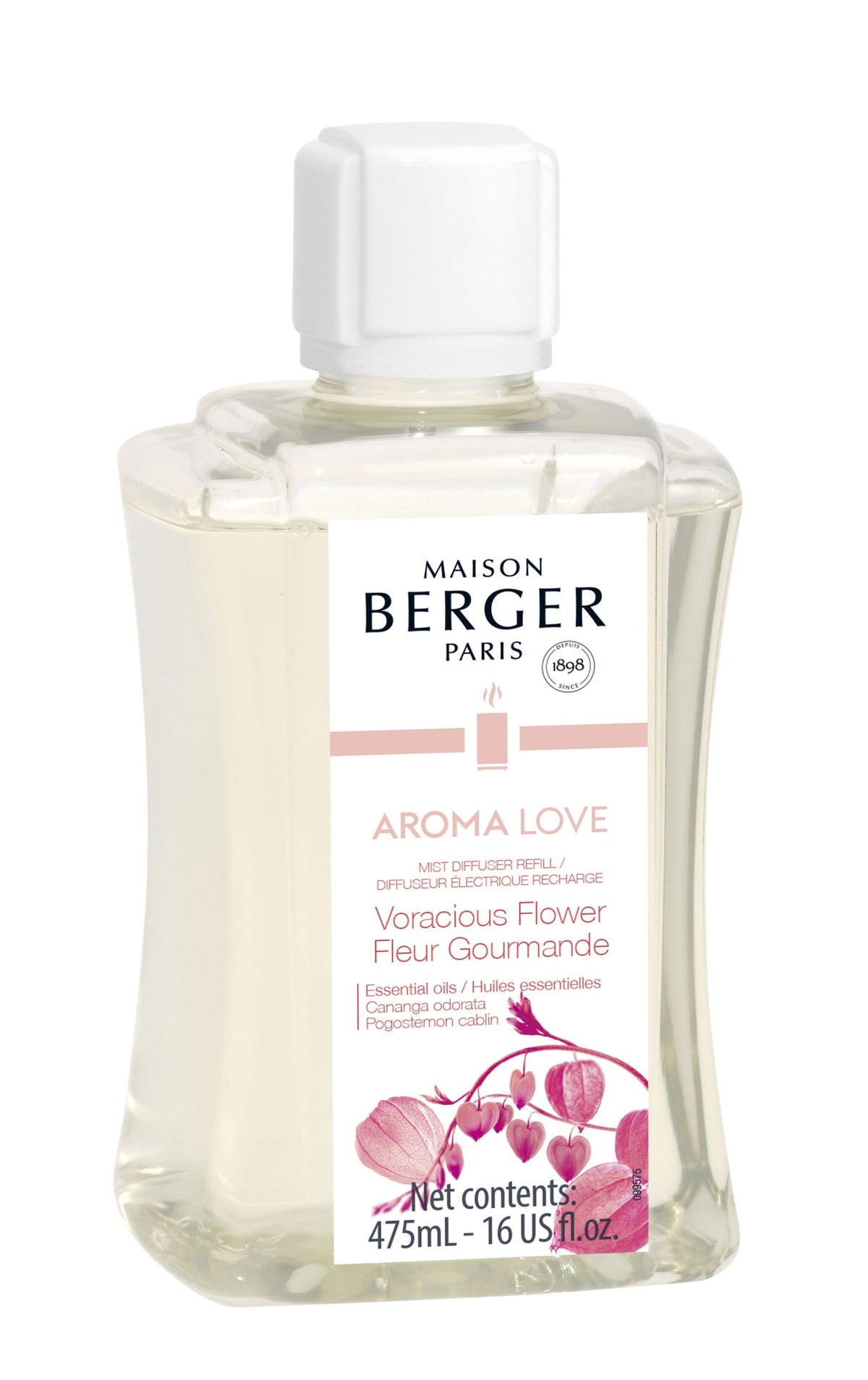 Maison Berger AROMA LOVE : Voracious Flower Mist Diffuser Refill – 475 mL