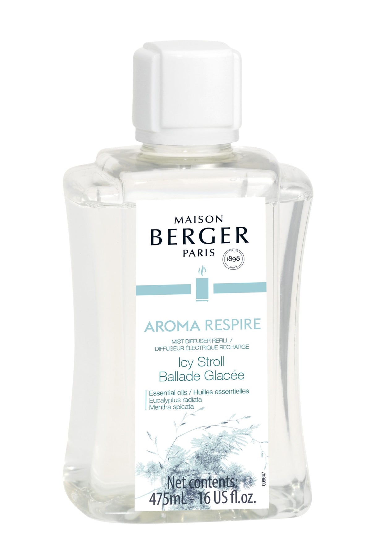 Maison Berger AROMA RESPIRE: Icy Stroll Mist Diffuser Refill – 475 mL