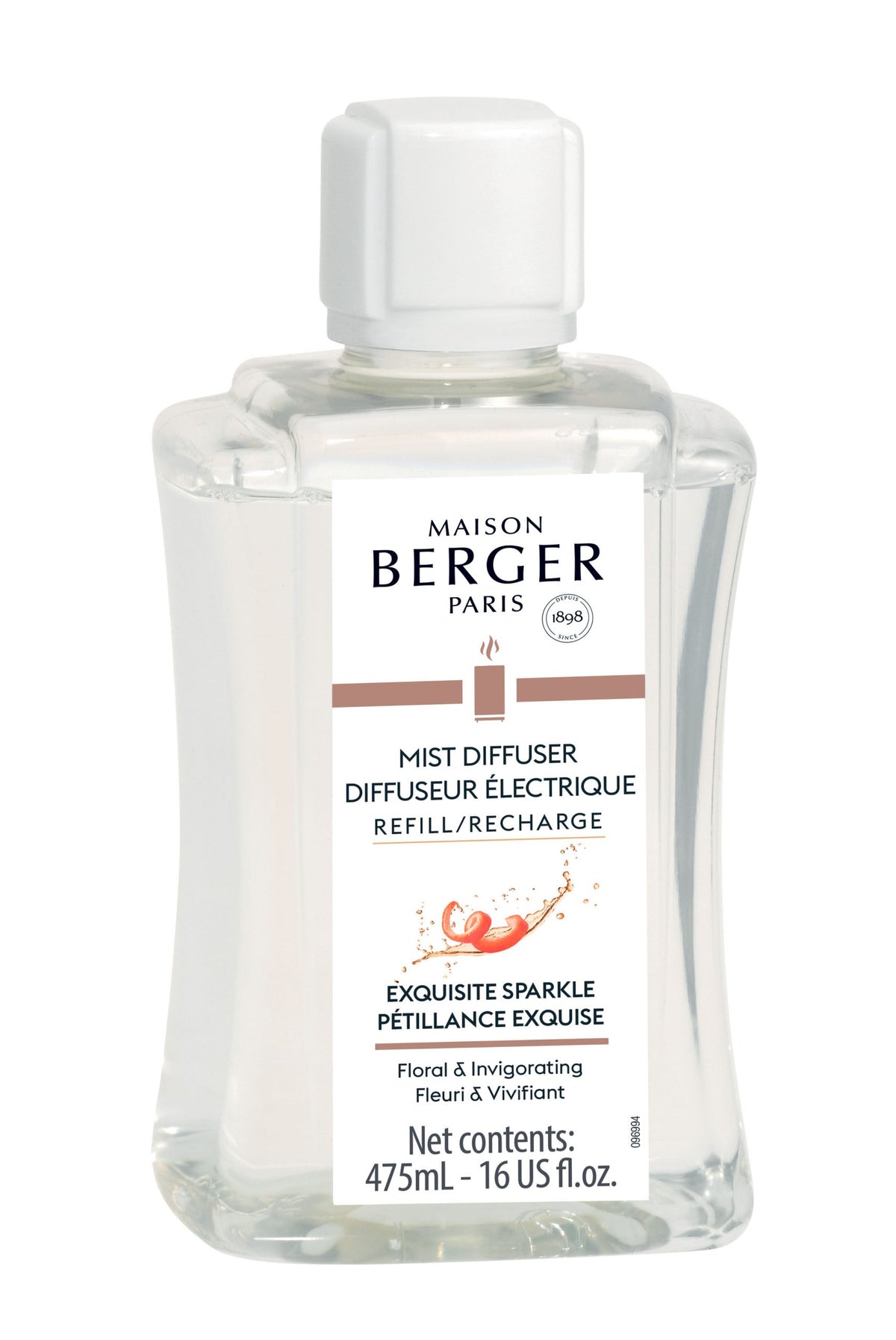 Maison Berger Exquisite Sparkle Mist Diffuser Refill – 475 mL