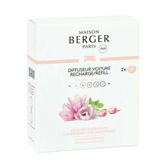 Maison Berger Set of 2 Underneath the Magnolias Car Diffuser Refills