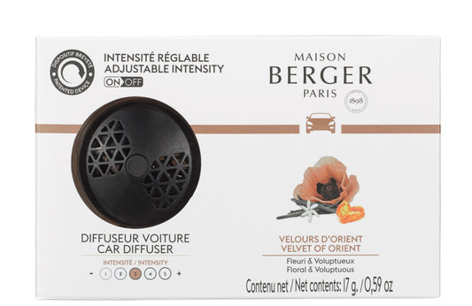 Maison Berger Smart Car Diffuser Kit with Velvet of Orient