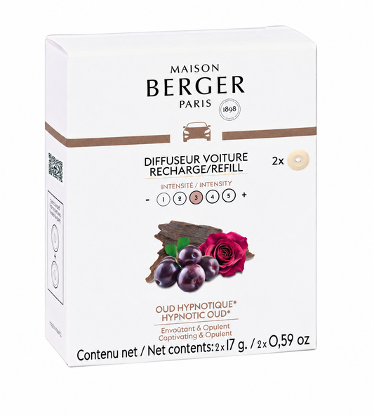Maison Berger Hypnotic Oud – Car Diffuser Refill